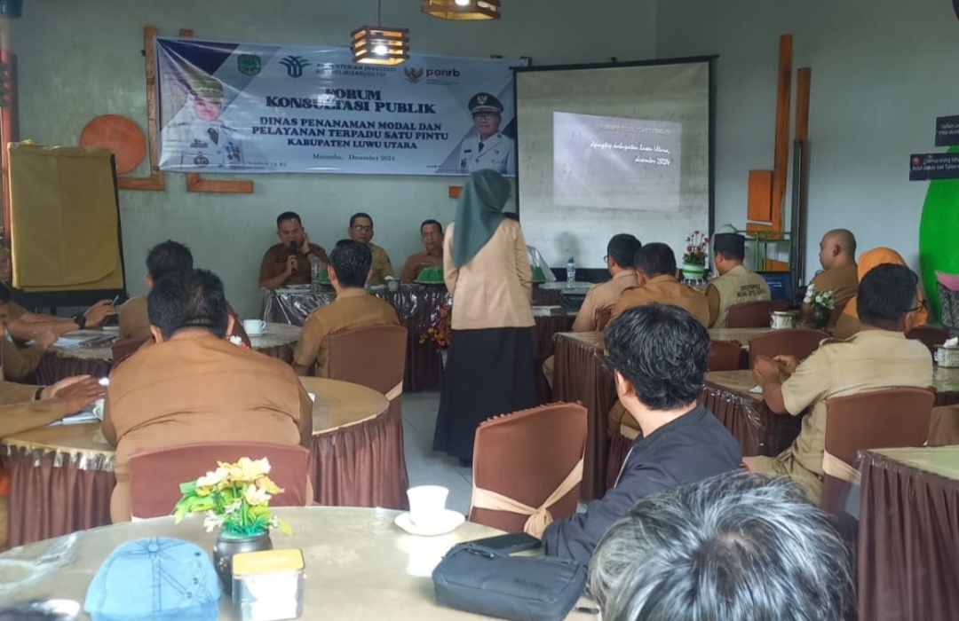 DPMPTSP Luwu Utara Gelar Forum Konsultasi Publik untuk Tingkatkan Pelayanan