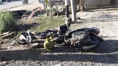 Breaking News: Ngebut Tanpa Kendali, Bocah SMP Tewas Usai Motor Menabrak Dekker di Kalotok, Luwu Utara