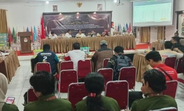 KPU Luwu Utara Gelar Rapat Pleno Rekapitulasi Suara Pilkada 2024