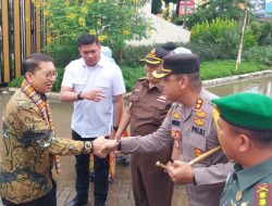 Kapolres Gowa Sambut Menteri Kebudayaan RI di Museum Balla Lompoa