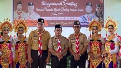 I Wayan Suriantara Kembali Dipercaya Nakhodai Kwaran Pramuka Tomoni Timur