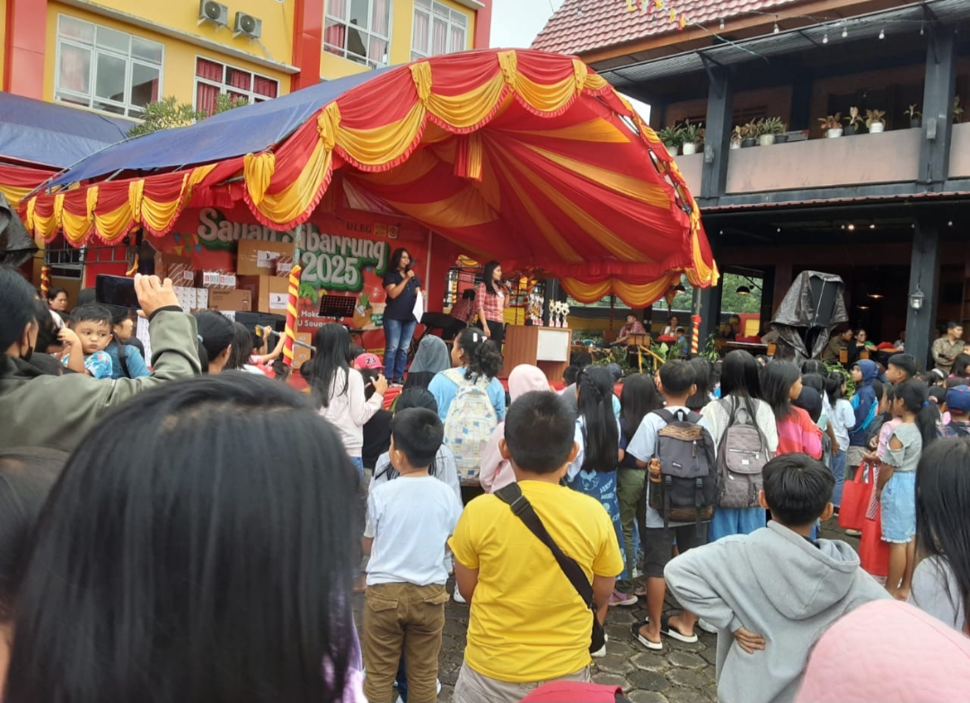 Credit Union Sauan Sibarrung Gelar Lomba Mewarnai di Expo 2025, Edukasi Anak Sejak Dini