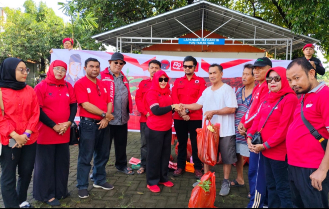 PDI Perjuangan Sulsel Rayakan HUT ke-78 Megawati dengan Aksi Penghijauan di Makassar