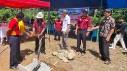 CU Sauan Sibarrung Gelar Peletakan Batu Pertama Pembangunan Kantor Baru di Luwu Utara