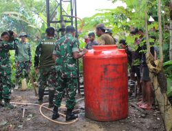 Satgas TMMD 123 Kodim 1416/Muna Penuhi Kebutuhan Masyarakat Dengan Membuat Sumur Bor