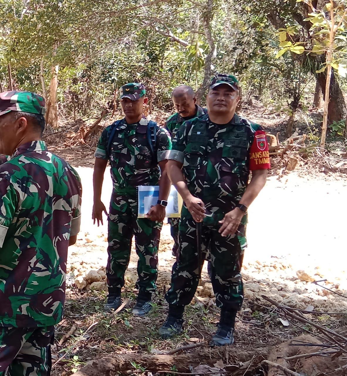 Pastikan Semua Sasaran Selesai, Dansatgas TMMD Pantau Langsung Semua Sasaran