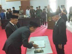 Usai Sertijab, Andi Abdullah Rahim Menyampaikan Pidato Perdana dalam Rapat Paripurna DPRD Luwu Utara