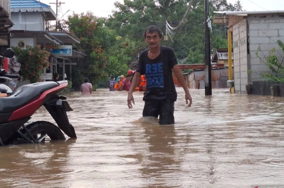 Banjir di Balikpapan: Pemukiman dan Masjid Tergenang Akibat Hujan Deras