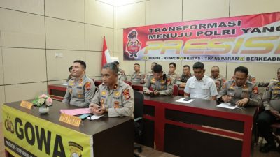 Kapolres Gowa Ikuti Vicon Bersama Kapolri Bahas Evaluasi Operasi Ketupat 2025