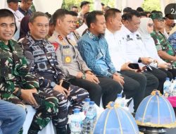 Danlantamal VI Hadiri Gerakan Menanam Padi Serentak 14 Provinsi di Seluruh Indonesia Bersama Presiden Prabowo