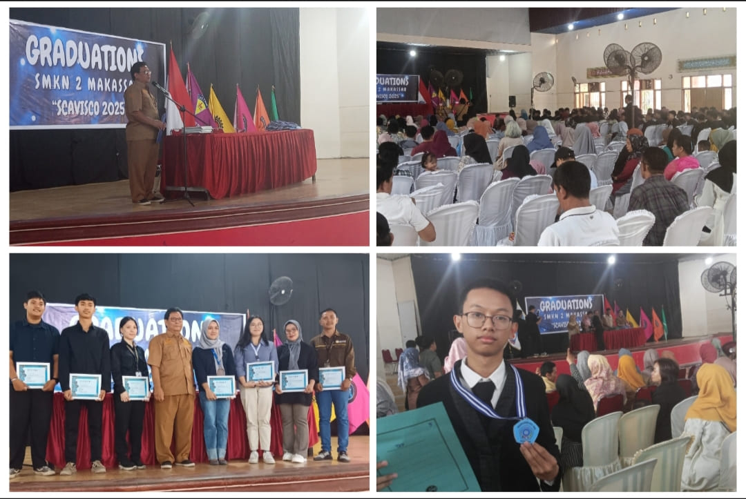 473 Siswa SMKN 2 Makassar Resmi Lulus Tanpa Konvoi, Tujuh Perusahaan Siap Rekrut Lulusan