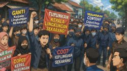 Warga Kampung Parang Gowa desak pencopotan Kepala Lingkungan, dua aksi digelar, pemerintah dinilai lamban tangani konflik sosial.
