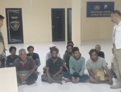 Resmob Pelabuhan Bersama Tim TRC Perumda  Amankan 10 Juru Parkir Liar di Jalan Nusantara Makassar