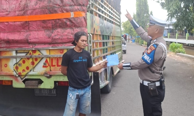 Ditlantas Polda Sulsel Tindak 104 Pelanggaran Selama Operasi ODOL Serentak 2025
