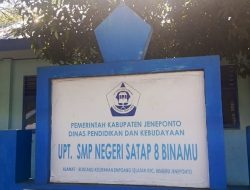 Patut Dipertanyakan! UPT SMPN Satap 8 Binamu Diduga Tidak Transparan Kelola Dana BOS
