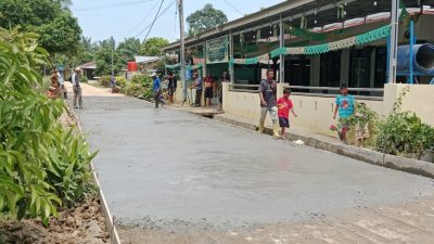 Viral: Warga Nagori Teluk Lapian Bangun Jalan Dengan Swadaya Tanpa Bantuan Pemerintah