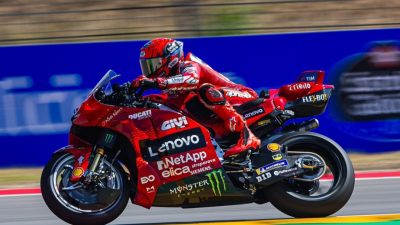 MotoGP Aragon 2025: Marc Marquez Kuasai Latihan Bebas, Bagnaia Terlempar ke Posisi 9