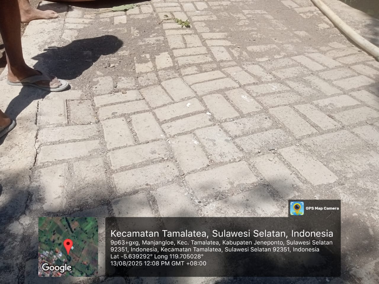 Mutu Jalan Setapak Rp47 Juta di Manjangloe Dipertanyakan, Paving Block Retak dan Renggang