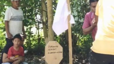 Imam dan Aparat Desa Mangkir, Jenazah Warga Nagauleng Dimakamkan oleh Desa Lain
