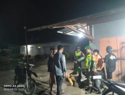 Babinsa Koramil 1417-02/Wawotobi Gelar Patroli Cipta Kondisi Bersama Komduk di Desa Sanggona