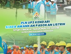 PLN UP3 Kendari Siaga Amankan Pasokan Listrik untuk STQH Nasional XXVIII di Sulawesi Tenggara Tahun 2025