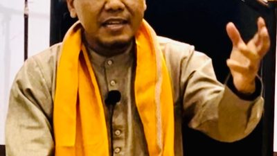 Hari Santri, Ketua Yayasan Pendidikan Khadijah Alkubro Dr Mulyadin Abdullah menitip pesan tetap menapaki gema kebenaran.