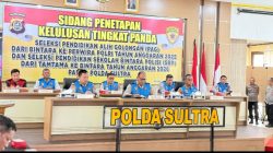 Wakapolda Sultra Pimpin Sidang Penetapan Kelulusan Seleksi PAG dan SBP Tahun 2025-2026
