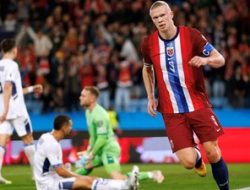 Haaland Cetak Hattrick, Norwegia Libas Israel 5-0 di Tengah Seruan Dukung Palestina