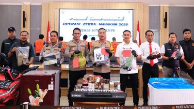 Polsek Bengalon Ungkap Enam Kasus Pencurian Berantai, Kerugian Capai Rp291 Juta