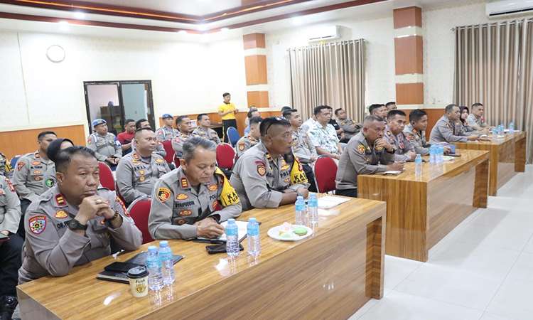 Kapolres Maros Kumpulkan PJU dan Kapolsek Bahas Dukungan Program Strategis Nasional