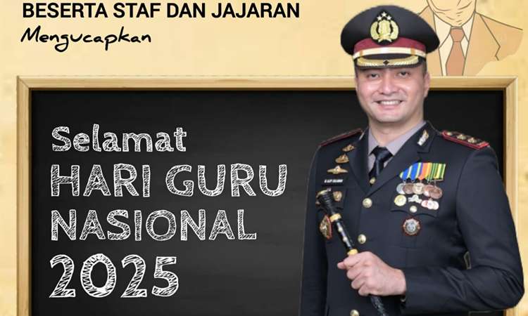 Kapolres Gowa, Staf dan Jajaran Apresiasi Peran Guru dalam Membentuk Generasi Bangsa