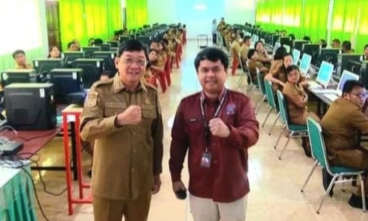 Bupati Torut Pantau Langsung Test Profiling ASN untuk Pemetaan Kompetensi 2025