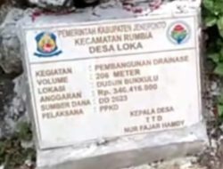 Proyek Drainase Rp340 Juta di Desa Loka Rumbia Diduga Langgar Aturan Dana Desa