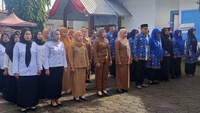 Camat Bajeng Gowa Pimpin Upacara Bendera, Tegaskan Semangat Korpri dan Integritas ASN