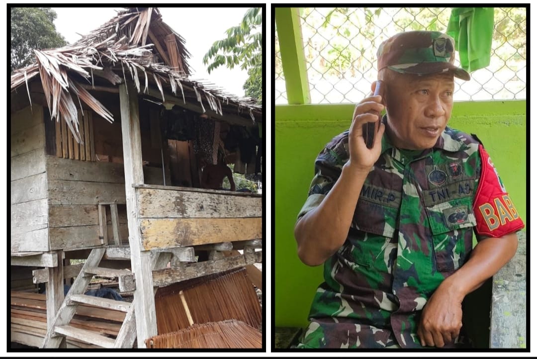 Kasus Warga Miskin di Lutra, Babinsa Koramil 1403-09 Serukan Pendataan Bantuan Sosial Tepat Sasaran