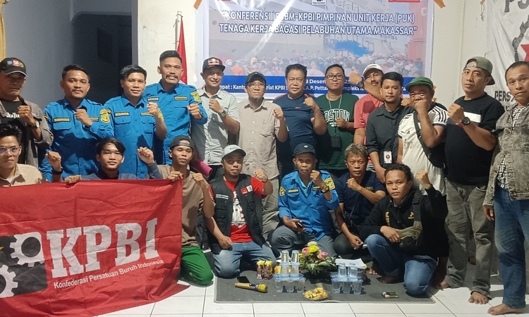 PUK Tenaga Kerja Bagasi Makassar Gelar Konferensi Perdana, Serukan Solidaritas Buruh