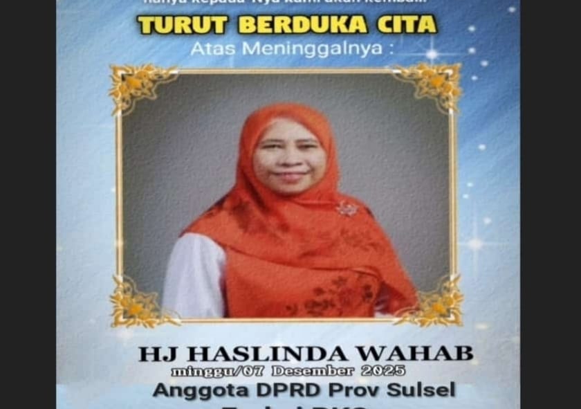 FKPM Manggala Sampaikan Duka Mendalam atas Wafatnya Legislator DPRD Sulsel Haslinda Wahab