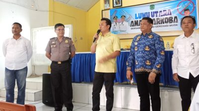 Kesbangpol Lutra Gelar Sosialisasi Narkoba, Bupati Ingatkan Pelajar Jaga Masa Depan