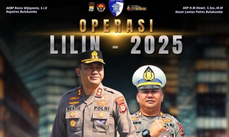 Operasi Lilin 2025: Polres Bulukumba Perkuat Sinergi TNI-Polri dan Lintas Instansi