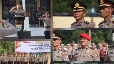 Awal 2026, Polres Toraja Utara Naikkan Pangkat 28 Personel, Kapolres Tekankan Integritas dan Loyalitas