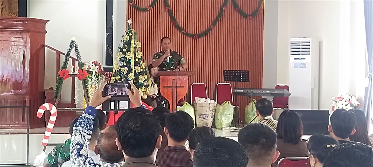 Natal Penuh Sukacita di Kodim 1414/Tator, Prajurit Didorong Menjadi Pembawa Kedamaian