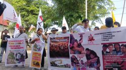 Tuntut Pembebasan Aktivis Torete, Front Rakyat Anti Kriminalisasi Gelar Aksi di Sulteng