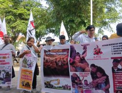 Tuntut Pembebasan Aktivis Torete, Front Rakyat Anti Kriminalisasi Gelar Aksi di Sulteng