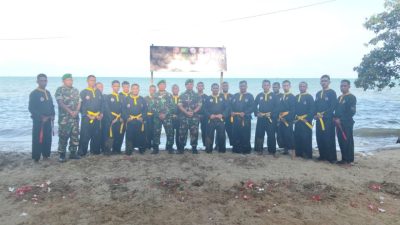 Semangat Ksatria, Prajurit Jajaran Korem 143/HO Ikuti Uji Kenaikan Tingkat Pencak Silat Militer