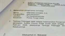 Heboh Surat “Pelepasan”, Propam Polda Sulsel Tegaskan AKP Arifandi Masih Ditahan