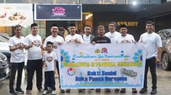 Bharaduta Dermaga Polres Pelabuhan Makassar Berbagi Takjil dan Bukber Bersama Warga