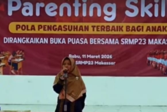 SRMP 23 Makassar Gelar Parenting Skill dan Buka Puasa Bersama, Tekankan Peran Penting Orang Tua