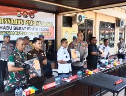 Polres Pinrang Musnahkan 3,2 Kg Sabu Bernilai Rp3,8 Miliar