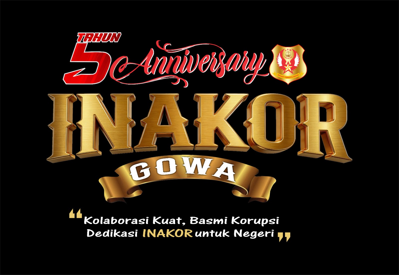 Anniversary 5 Tahun LSM Inakor Gowa: Tegaskan Peran sebagai Kekuatan Sipil Pengawal Transparansi