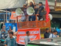 Aksi Pra May Day 2026 Memanas di Makassar, Buruh dan PKL Bersatu Tolak Penggusuran